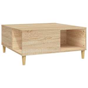 Konferenční stolek dub sonoma 80x80x36,5 cm kompozitní dřevo - obrázek 2