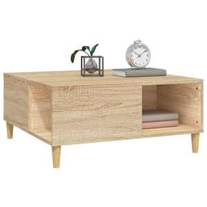 Konferenční stolek dub sonoma 80x80x36,5 cm kompozitní dřevo - obrázek 4