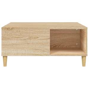 Konferenční stolek dub sonoma 80x80x36,5 cm kompozitní dřevo - obrázek 5
