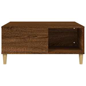 Konferenční stolek hnědý dub 80 x 80 x 36,5 cm kompozitní dřevo - obrázek 5