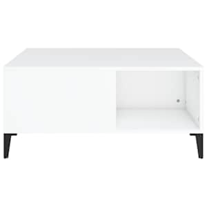 Konferenční stolek bílý 80 x 80 x 36,5 cm kompozitní dřevo - obrázek 6