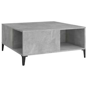 Konferenční stolek betonově šedý 80x80x36,5 cm kompozitní dřevo - obrázek 2