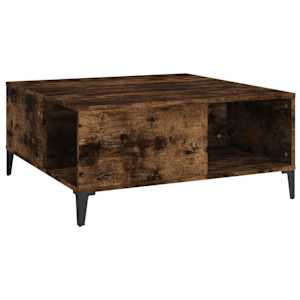vidaXL kohvilaud, suitsutatud tamm, 80x80x36,5 cm, tehispuit