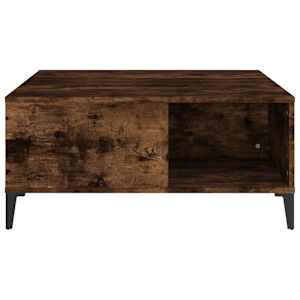 Konferenční stolek kouřový dub 80x80x36,5 cm kompozitní dřevo - obrázek 6