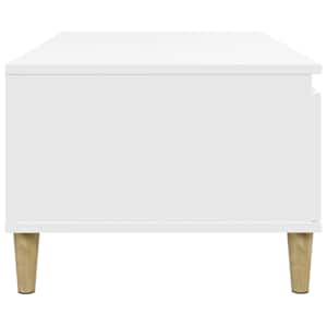 Konferenční stolek bílý 90 x 50 x 36,5 cm kompozitní dřevo - obrázek 8