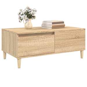 Konferenční stolek dub sonoma 90x50x36,5 cm kompozitní dřevo - obrázek 4