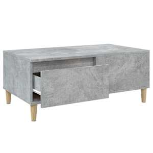 Konferenční stolek betonově šedý 90x50x36,5 cm kompozitní dřevo - obrázek 6