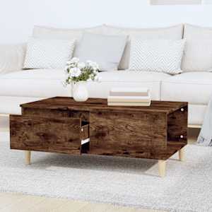 Konferenční stolek kouřový dub 90x50x36,5 cm kompozitní dřevo - obrázek 3