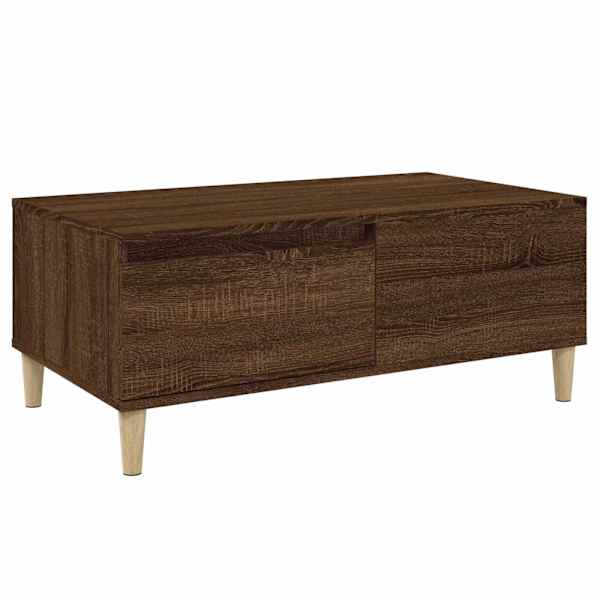 vidaXL kohvilaud, pruun tamm, 90 x 50 x 36,5 cm, tehispuit