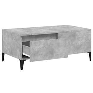 Konferenční stolek betonově šedý 90x50x36,5 cm kompozitní dřevo - obrázek 7