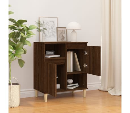 vidaXL Buffet Ch&ecirc;ne marron 60x35x70 cm Bois d'ing&eacute;nierie