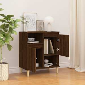 vidaXL Buffet Ch&ecirc;ne marron 60x35x70 cm Bois d'ing&eacute;nierie