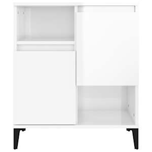Příborník bílý s vysokým leskem 60x35x70 cm kompozitní dřevo - obrázek 5