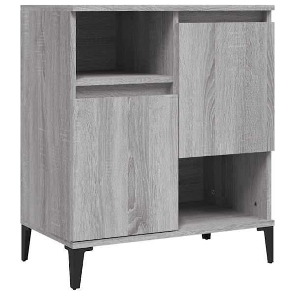 vidaXL puhvetkapp, hall Sonoma tamm, 60x35x70 cm, tehispuit