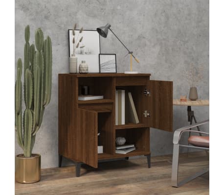 vidaXL Sideboard Brown Oak 60x35x70 cm Engineered Wood