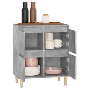 Příborník betonově šedý 60 x 35 x 70 cm kompozitní dřevo - obrázek 5