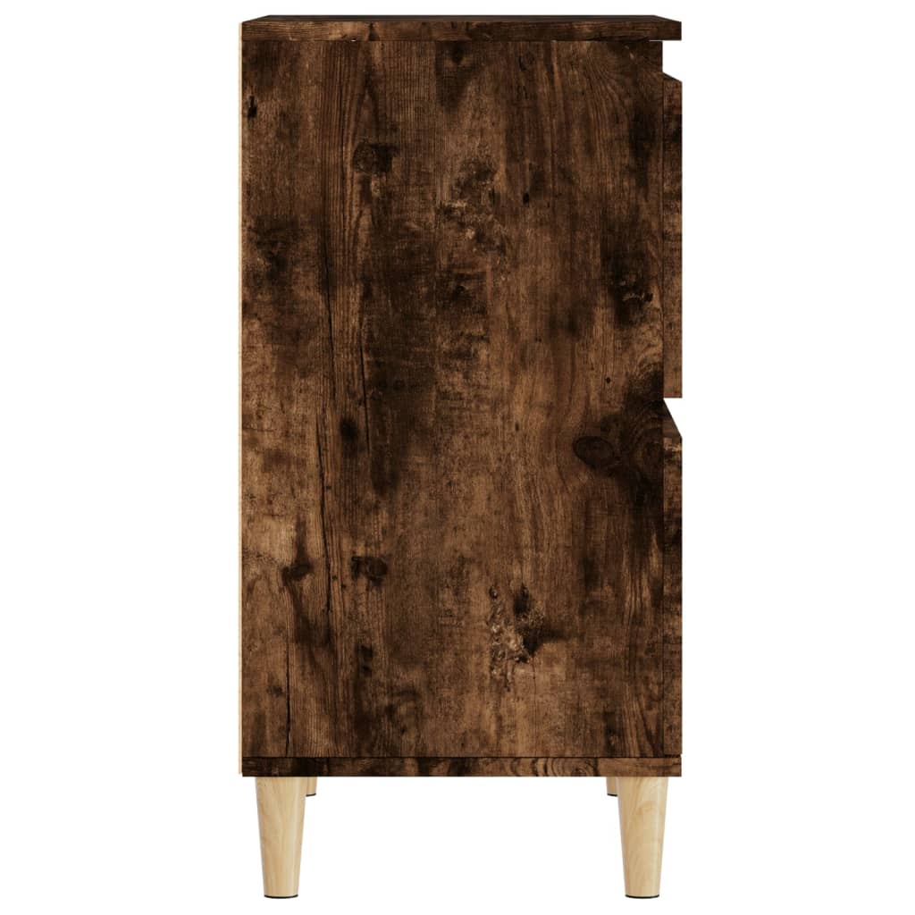 Příborník kouřový dub 60 x 35 x 70 cm kompozitní dřevo