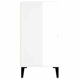 Příborník bílý s vysokým leskem 60x35x70 cm kompozitní dřevo - obrázek 7