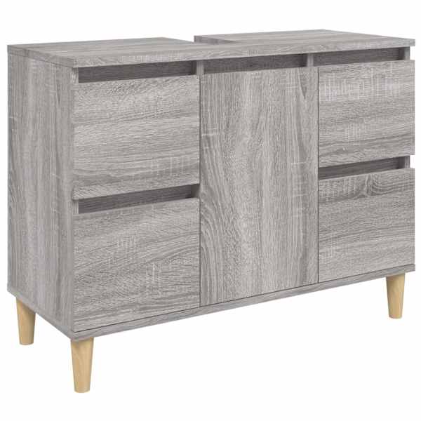 vidaXL valamukapp, hall Sonoma tamm, 80 x 33 x 60 cm, tehispuit