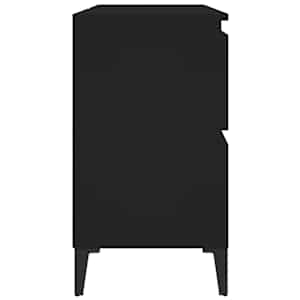 Skříňka pod umyvadlo černá 80 x 33 x 60 cm kompozitní dřevo - obrázek 7