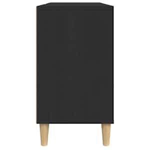 Skříňka pod umyvadlo černá 80 x 33 x 60 cm kompozitní dřevo - obrázek 8