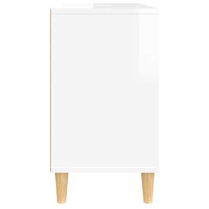 Umyvadlová skříňka bílá s vysokým leskem 80x33x60 cm kompozit - obrázek 8