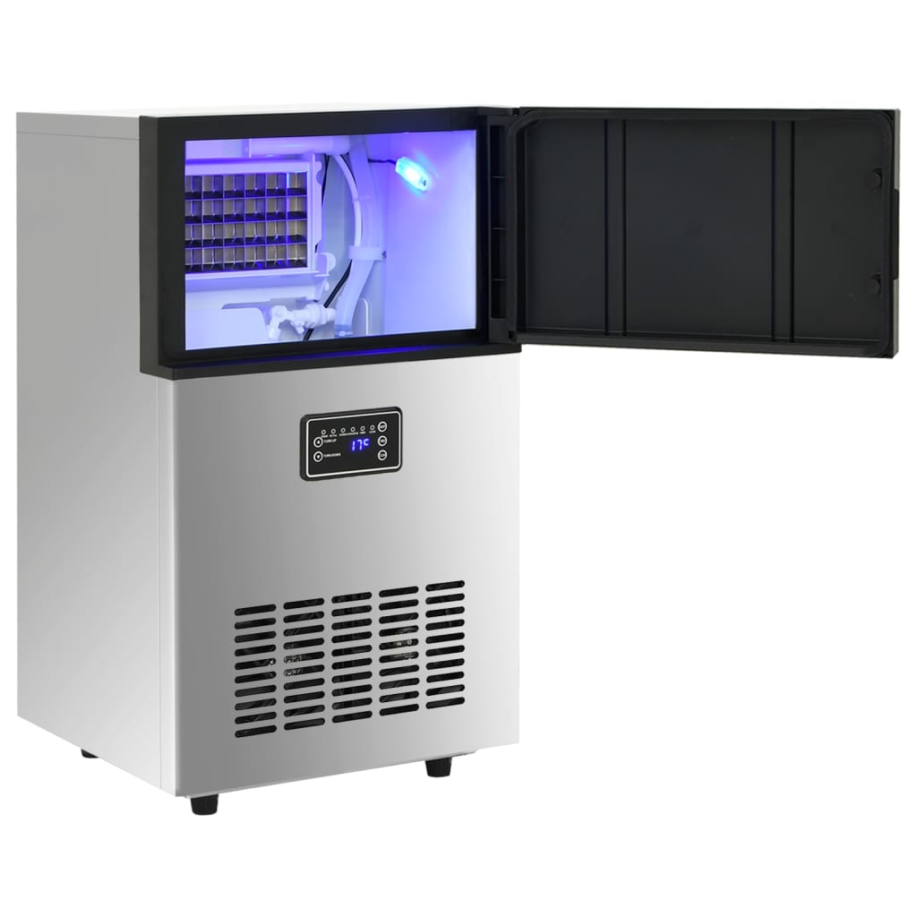 Appareil à Glaçons 420 W Argenté 45 Kg / 24 H VidaXL 15 width=274