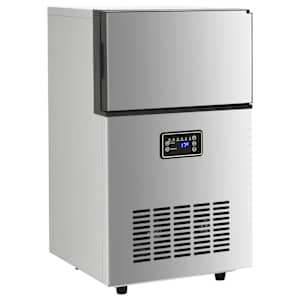 Výrobník ledových kostek stříbrný 45 kg / 24 h - obrázek 2