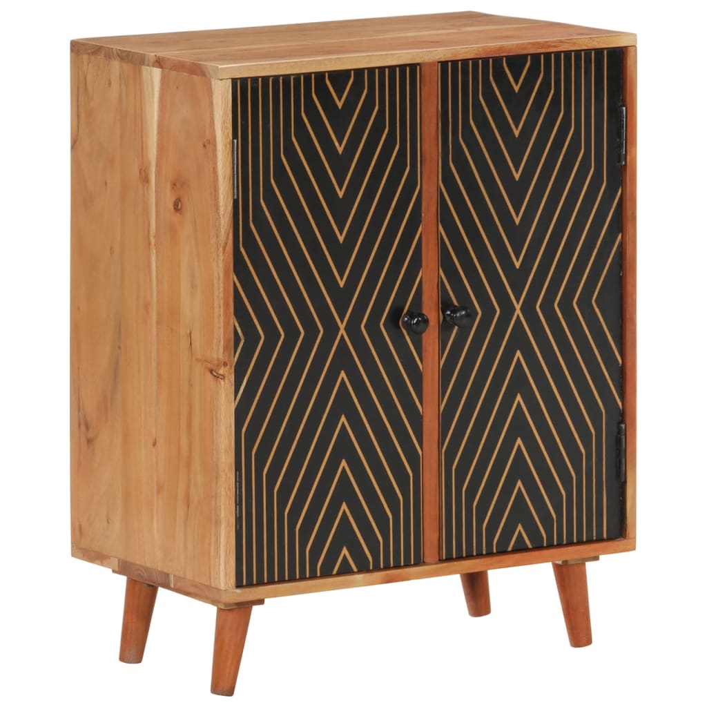 vidaXL Servantă, 60x35x74 cm, lemn masiv de acacia