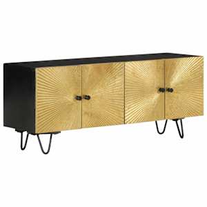 TV skříňka 110 x 30 x 45 cm masivní mangovníkové dřevo