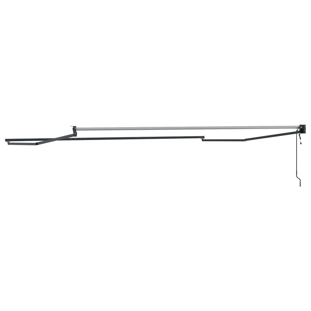 Uitschuifbaar zonnescherm Antraciet 400 × 300 cm Aluminium image 6