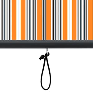 Roleta Žlutá a modrá 180 x 250 cm Textil a hliník - obrázek 5
