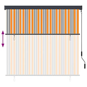 Roleta Žlutá a modrá 180 x 250 cm Textil a hliník - obrázek 7