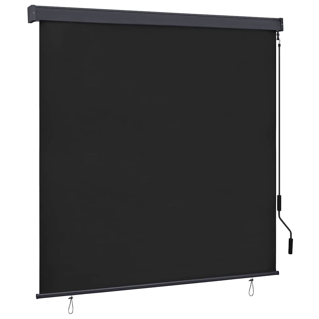 vidaXL Jaluzea Rulou de Exterior Dungi Antracit 180 x 250 cm țesătură