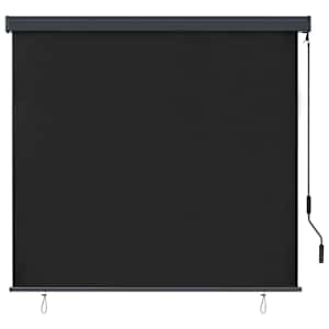 Roleta Antracitová 180 x 250 cm Textil a hliník - obrázek 2
