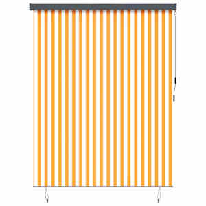 Rolo Bela in oranžna 200 x 250 cm Tkanina in aluminij