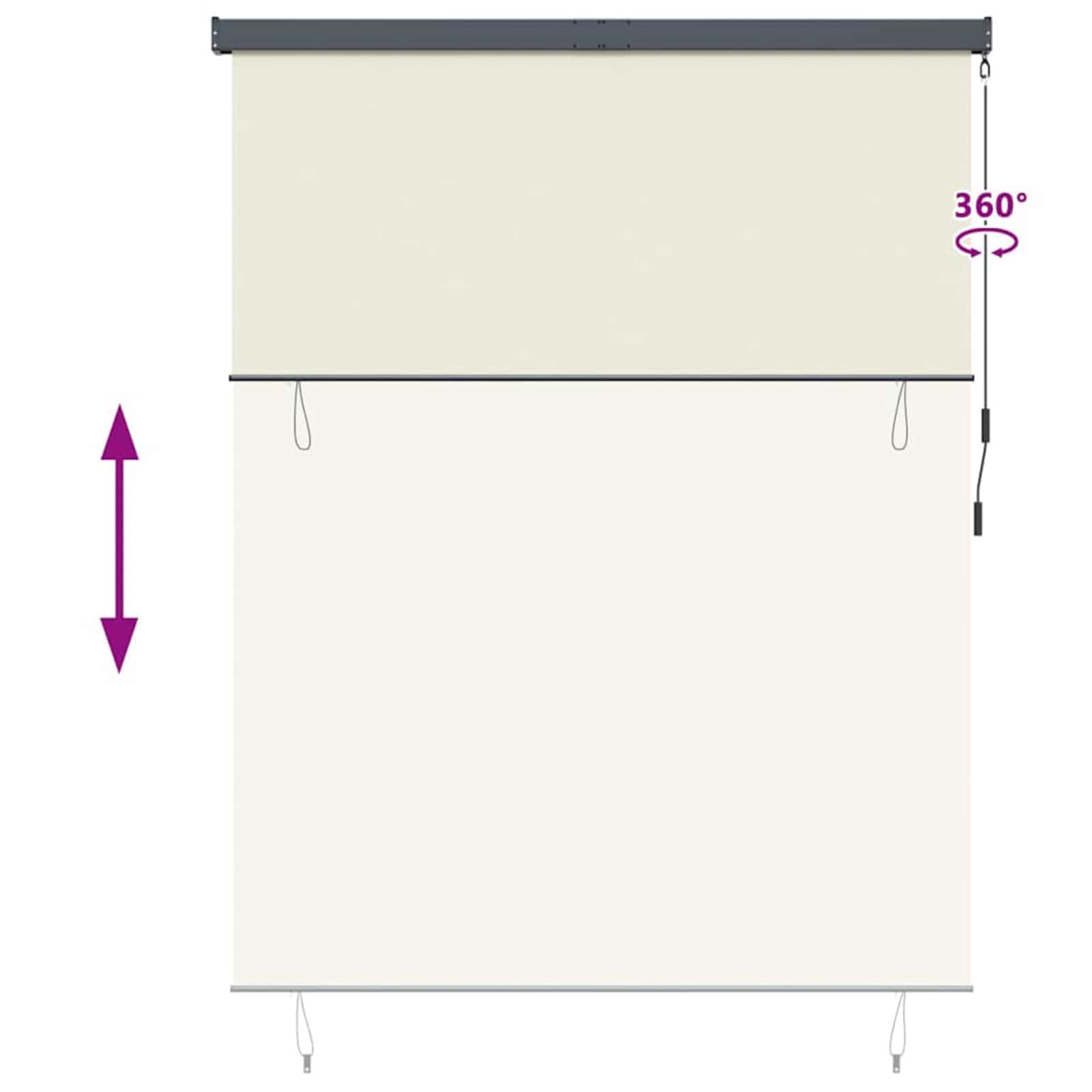 Välis Rulli Kardin Triibuline cream 200 x 250 cm kangas 9 Kõik vajalik sinu aeda ja koju! Välis Rulli Kardin Triibuline cream 200 x 250 cm kangas - Image 9