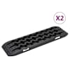 vidaXL veoplaadid 2 tk, must, 106 x 30,5 x 7 cm, nailon
