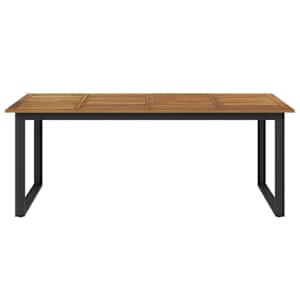 Zahradní stůl s nohami ve tvaru U 200x90x75 cm masivní akácie - obrázek 3