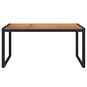 Zahradní stůl s nohami ve tvaru U 160x80x75 cm masivní akácie - obrázek 3