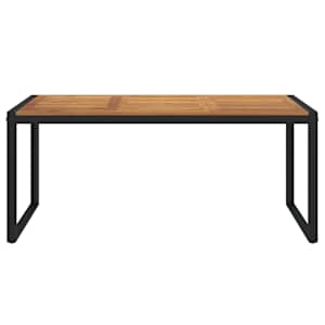 Zahradní stůl s nohami ve tvaru U 180x90x75 cm masivní akácie - obrázek 3
