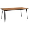 vidaXL aialaud peente jalgadega, 180 x 90 x 75 cm, akaatsiapuit