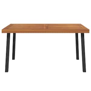 vidaXL Table de jardin 150x90x75 cm Bois d'acacia solide