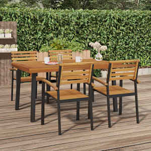 Vrtna miza 150x90x75 cm trden akacijev les