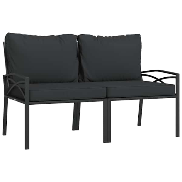 vidaXL aiatoolid hallide patjadega, 2 tk, 62 x 75 x 79 cm, teras