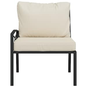 Zahradní křesla s pískovými poduškami 2 ks 62 x 75 x 79 cm ocel - obrázek 4