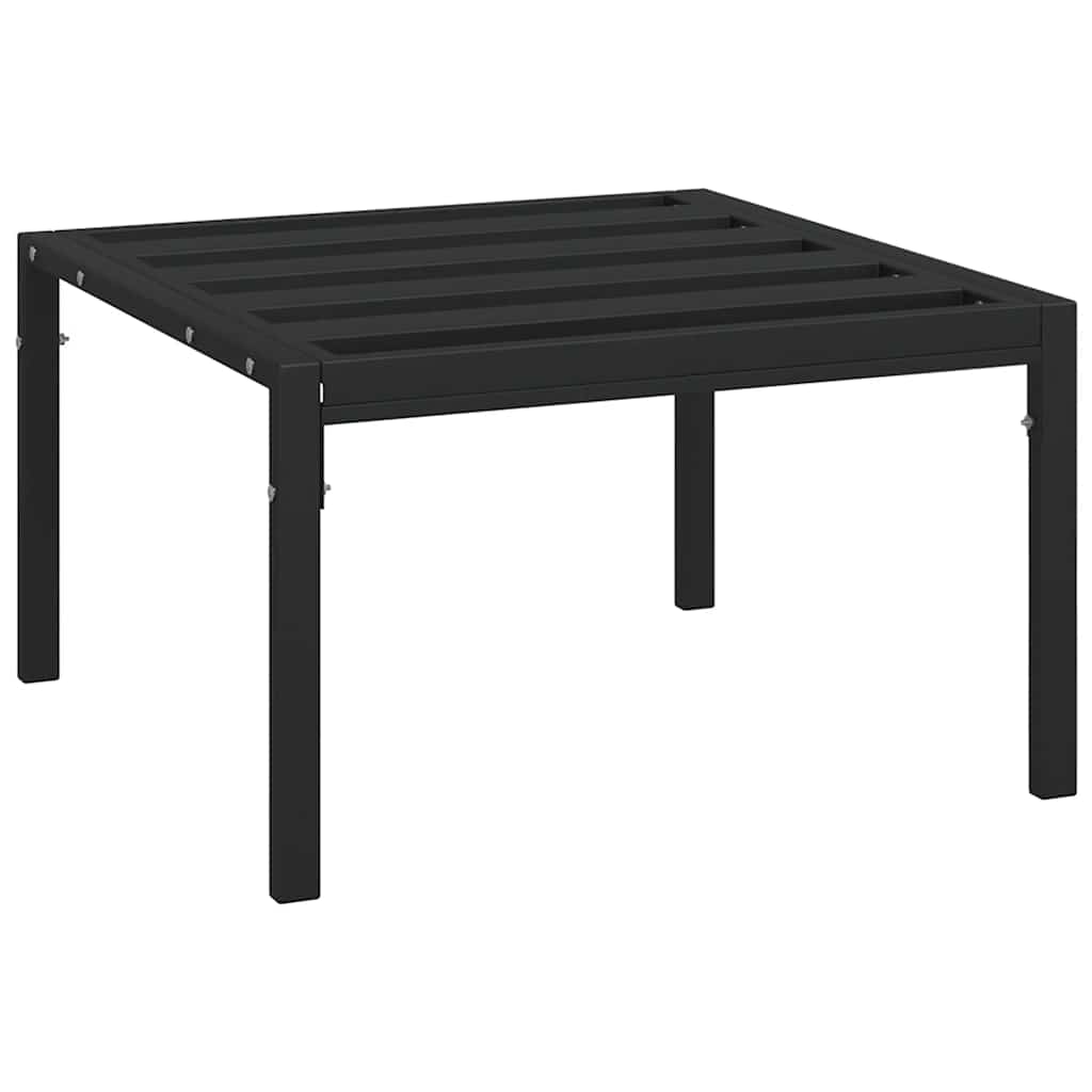 Garden Coffee Table Black 60x60x35 Cm Steel VidaXL 13 width=274