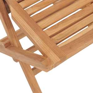 Skládací zahradní židle 2 ks 47x63x90 cm masivní teakové dřevo - obrázek 7