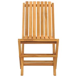 Skládací zahradní židle 2 ks 47x47x89 cm masivní teakové dřevo - obrázek 4