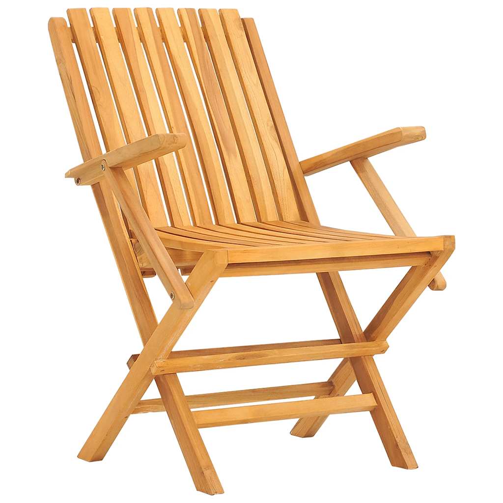 Thumbnail - vidaXL Gartenstühle 2 Stk. Klappbar 61x67x90 cm Massivholz Teak
